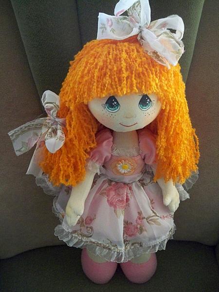 Текстильная кукла. Коллекционные куклы - ручной работы.