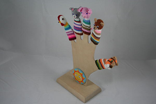 Пальчиковая игрушка (1 шт). Кукольный театр - ручной работы. Фото 9