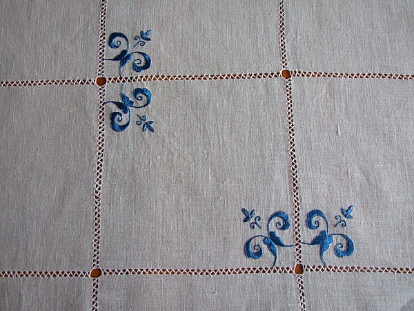 Скатерть "Гжель". Текстиль, ковры - ручной работы. Фото 5
