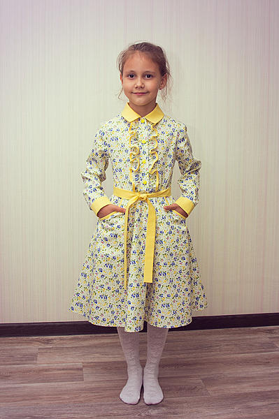 Платье "Романтика". Одежда для девочек - ручной работы.