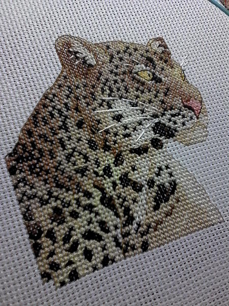 Картина "Леопард". Животные - ручной работы. Фото 2