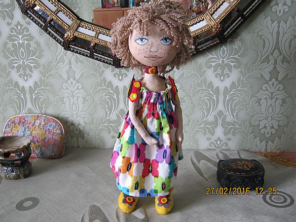 Кукла "Майя". Текстиль, ковры - ручной работы.