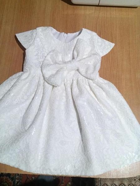 Нарядное платье, р. 80. Одежда для девочек - ручной работы.