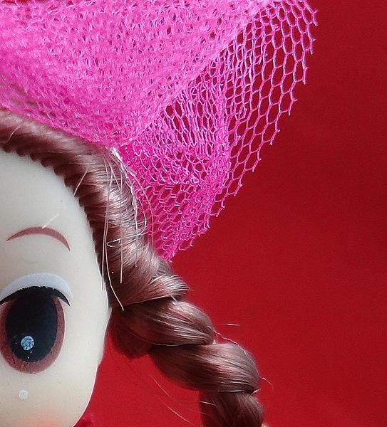 Кукла-миниатюра "Маленькая леди в розовом". Миниатюра - ручной работы. Фото 5