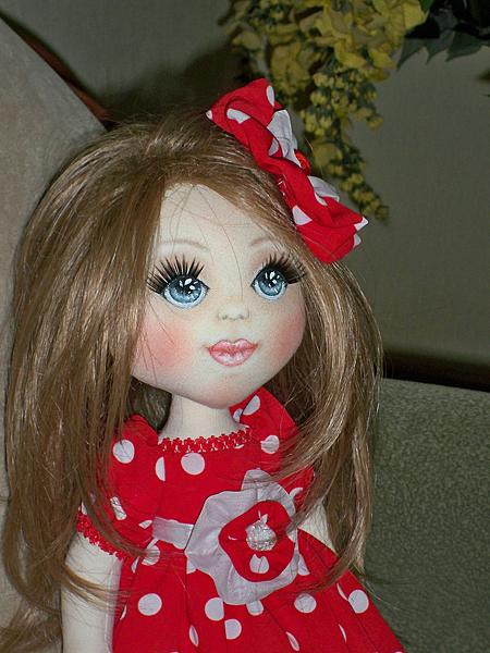 Текстильная кукла МАРИНКА. Фото 2