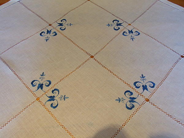 Скатерть "Гжель". Текстиль, ковры - ручной работы. Фото 3