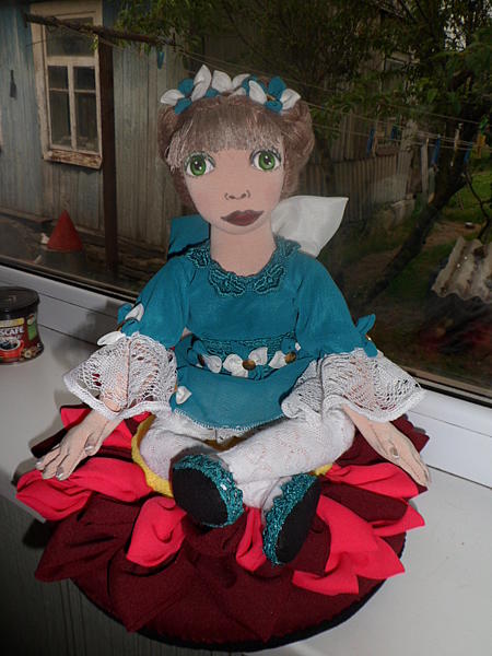 Цветочная Фея. Коллекционные куклы - ручной работы. Фото 4