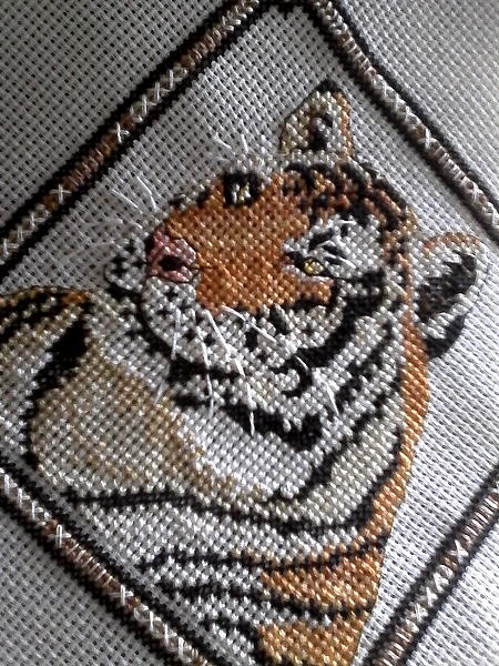 Картина "Тигр". Животные - ручной работы. Фото 3