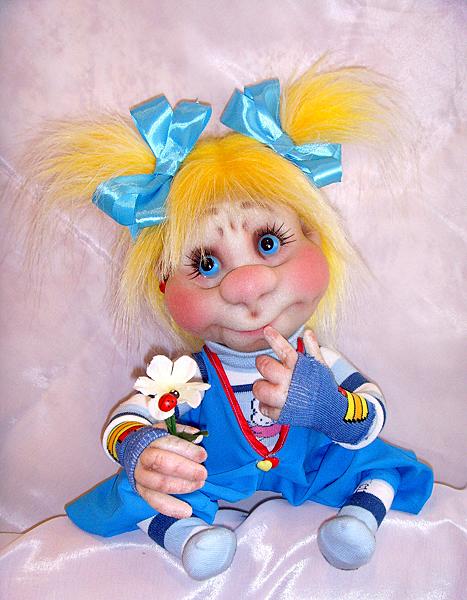 Проказница Алиска. Коллекционные куклы - ручной работы.