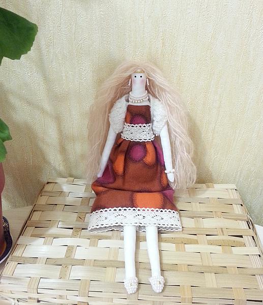 Кукла Тильда в образе богини Весны - Лады. Куклы тильды - ручной работы. Фото 4