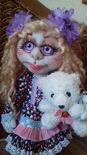 Вероника. Авторская коллекционная кукла. Коллекционные куклы - ручной работы. Фото 9