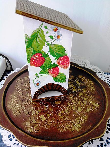 Чайный домик. Декупаж и роспись - ручной работы. Фото 2