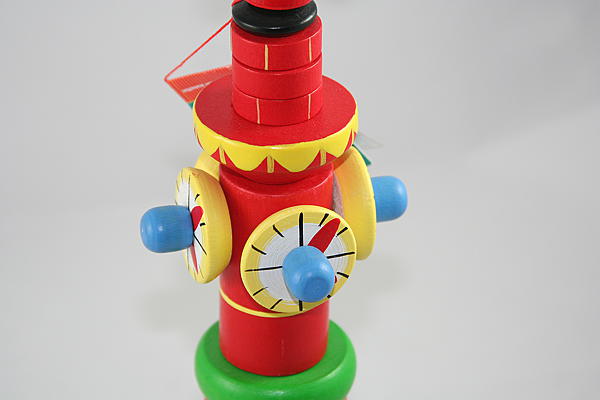 Игрушка-пирамидка "Часовая башня". Развивающие игрушки - ручной работы. Фото 2