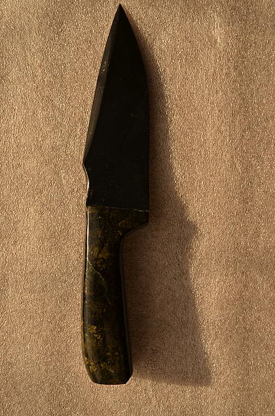 Эксклюзиный нож из нефрита. Оружие - ручной работы. Фото 2