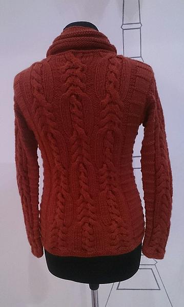Теплый вязаный женский свитер. Кофты и свитера - ручной работы. Фото 5