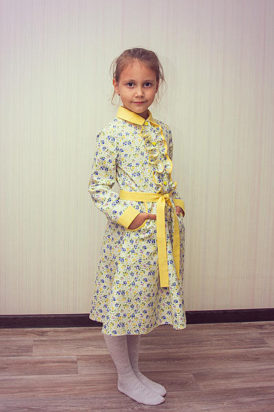 Платье "Романтика". Одежда для девочек - ручной работы. Фото 2