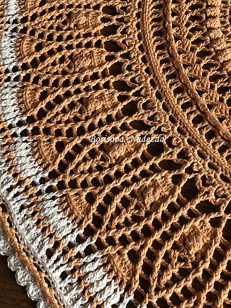 Скатерть Хризантема".. Текстиль, ковры - ручной работы. Фото 2