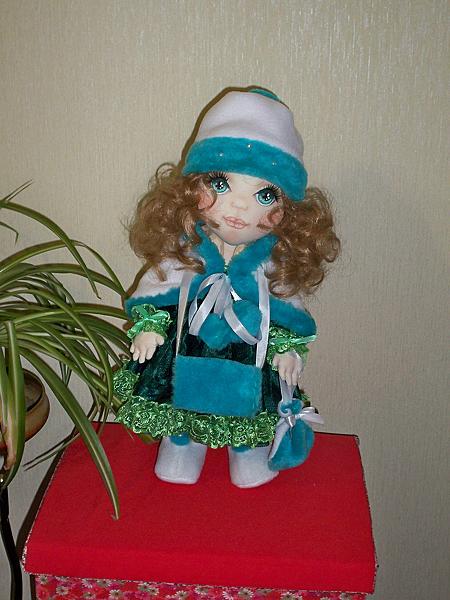 Текстильная кукла КАТЮША. Коллекционные куклы - ручной работы.