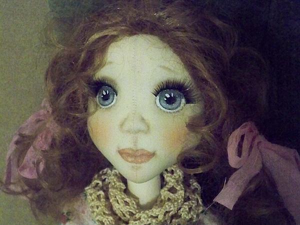 Текстильная кукла НЮША. Коллекционные куклы - ручной работы. Фото 2