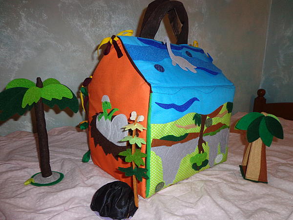 Развивающие игрушки.Дом для динозавров. Развивающие игрушки - ручной работы. Фото 5
