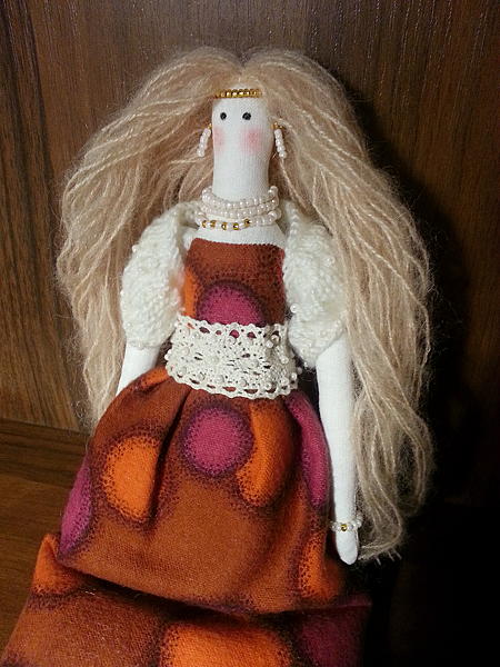 Кукла Тильда в образе богини Весны - Лады. Куклы тильды - ручной работы. Фото 5
