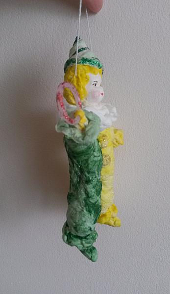 ватная ёлочная игрушка Клоун. Новый год 2015 - ручной работы. Фото 2
