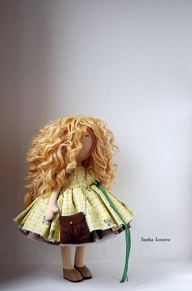 интерьерная  кукла. Коллекционные куклы - ручной работы. Фото 2