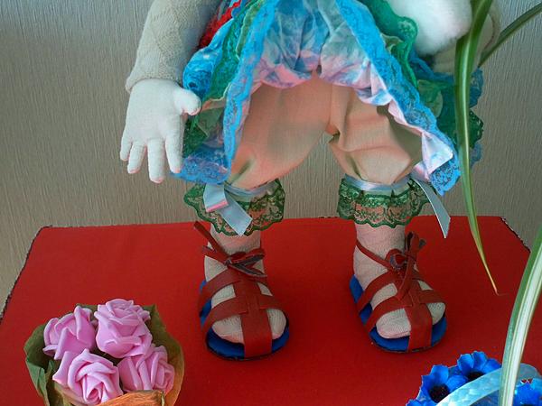 Текстильная кукла ЛИЗОНЬКА. Коллекционные куклы - ручной работы. Фото 4