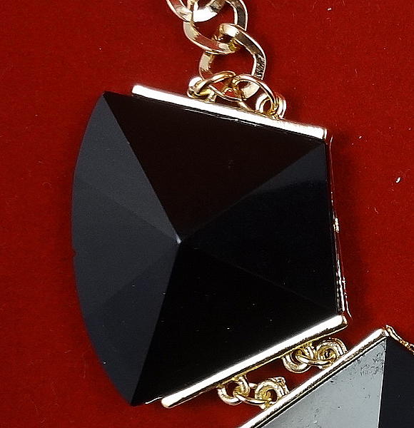 Ожерелье "Магия черного камня". Колье, бусы - ручной работы. Фото 3