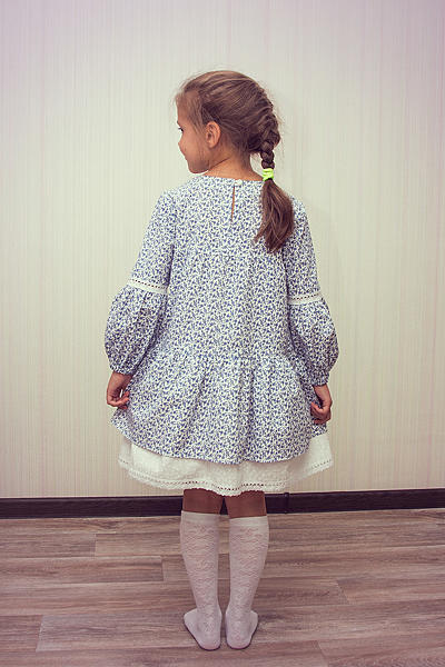Платье в стиле бохо. Одежда для девочек - ручной работы. Фото 2