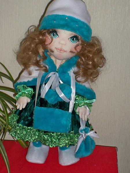 Текстильная кукла КАТЮША. Коллекционные куклы - ручной работы. Фото 2
