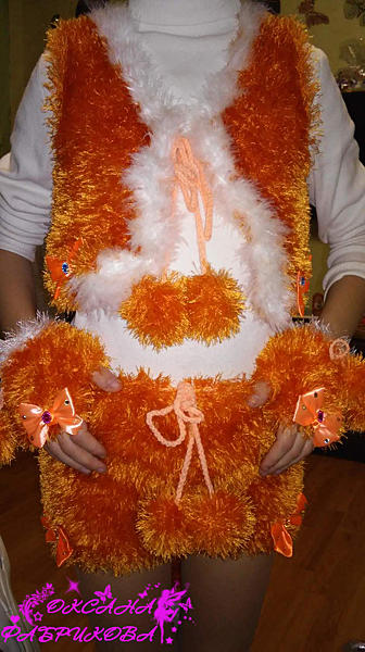 Новогодний костюм Лисички !. Детские карнавальные костюмы - ручной работы. Фото 4