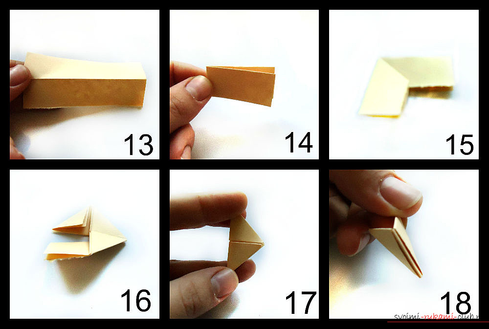 оригами нарцисса. Фото №3