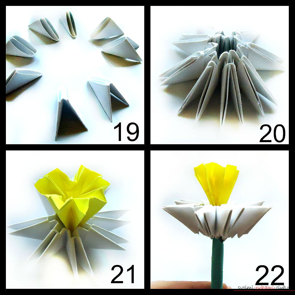 оригами нарцисса. Фото №4