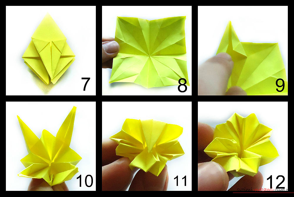 оригами нарцисса. Фото №2