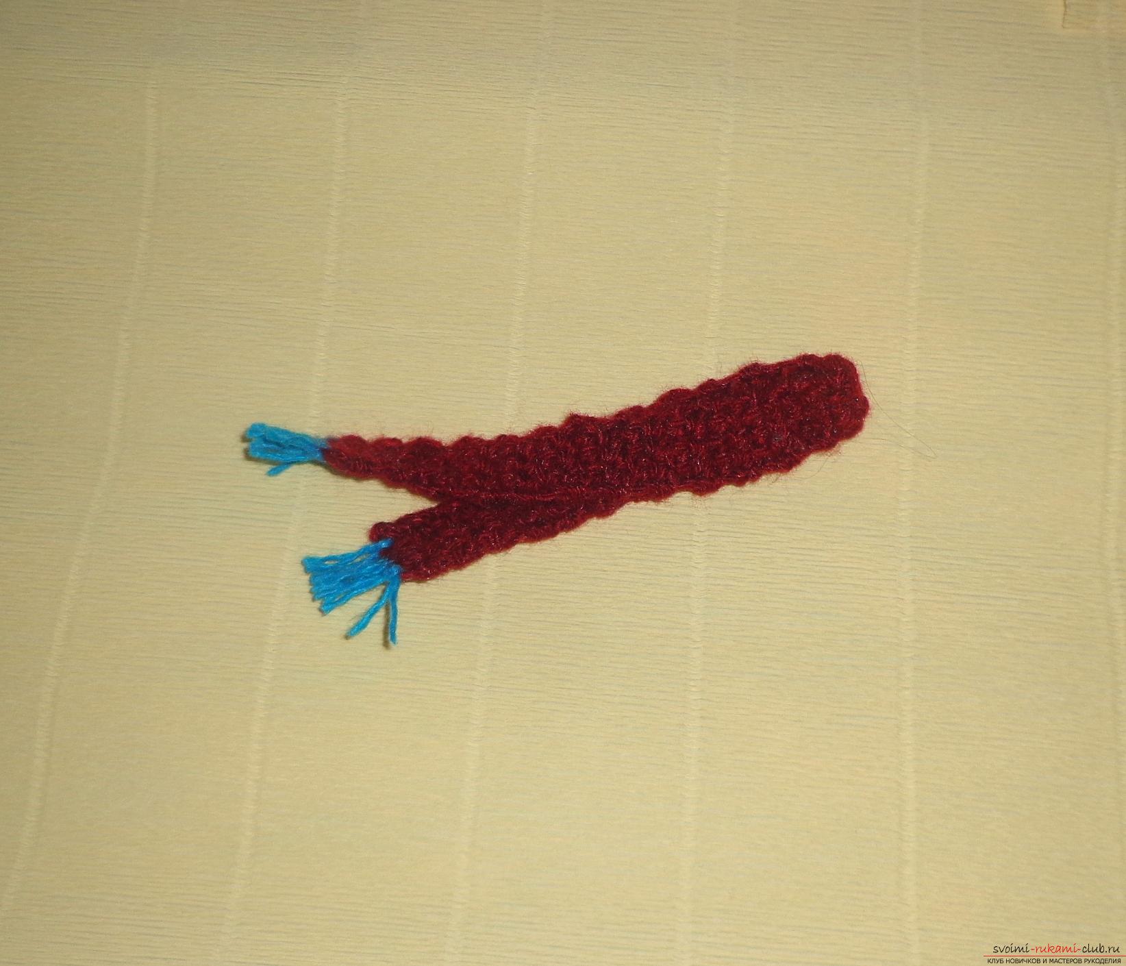 Фото к уроку по вязанию крючком снеговика «Боня». Фото №14