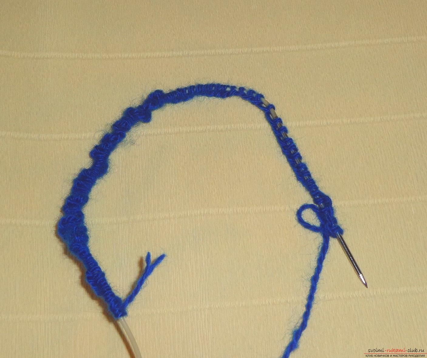 Этот подробный мастер-класс с пошаговыми фото и описанием расскажет как связать шарф-трубу спицами.. Фото №2