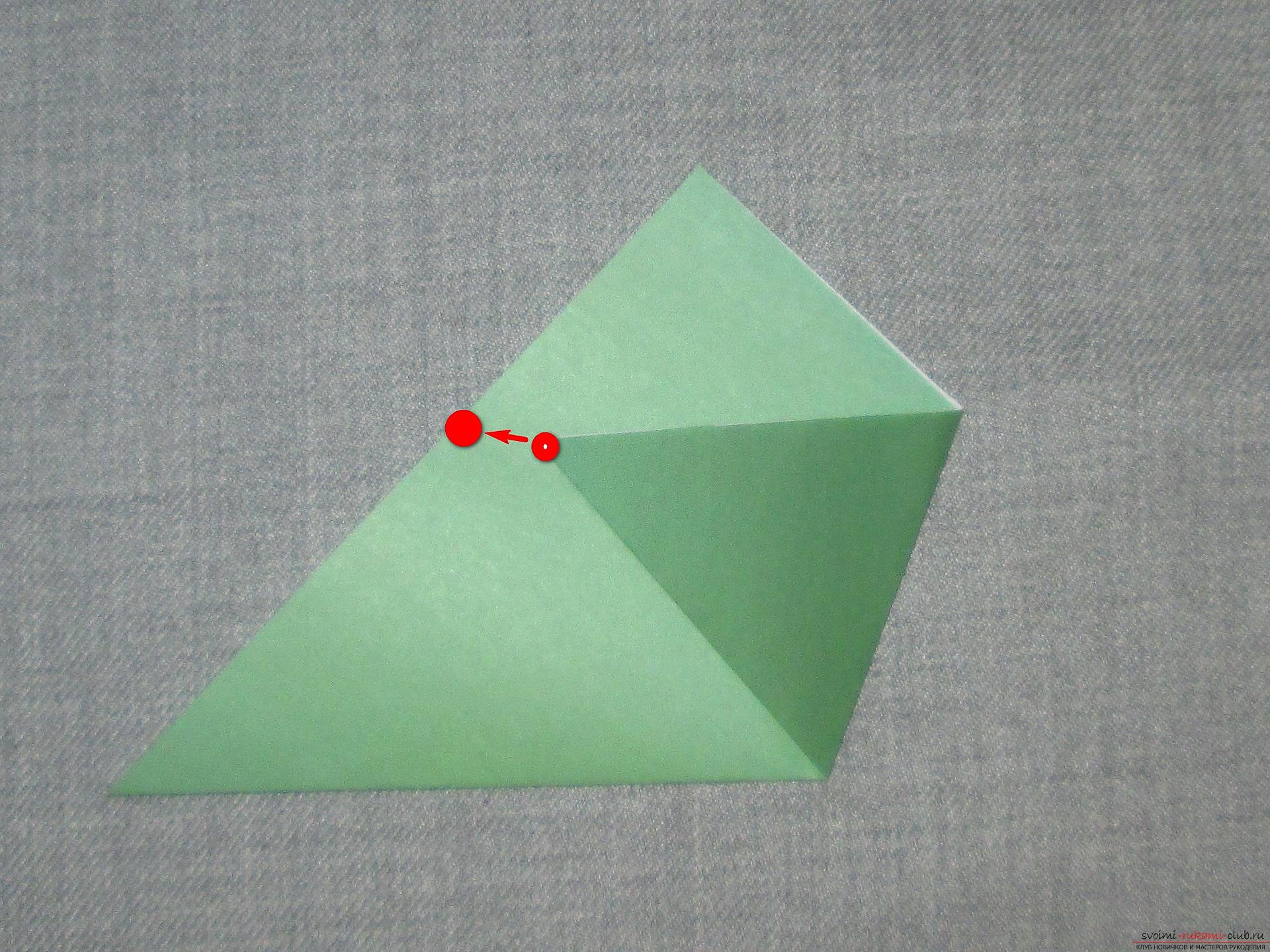Этот подробный мастер-класс оригами из бумаги для детей 4 лет научит как сделать своими руками стаканчик.. Фото №7