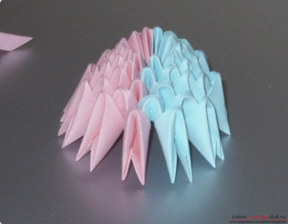 Исполняем птицу-попугая по схеме оригами, оригами животных из бумаги своими руками