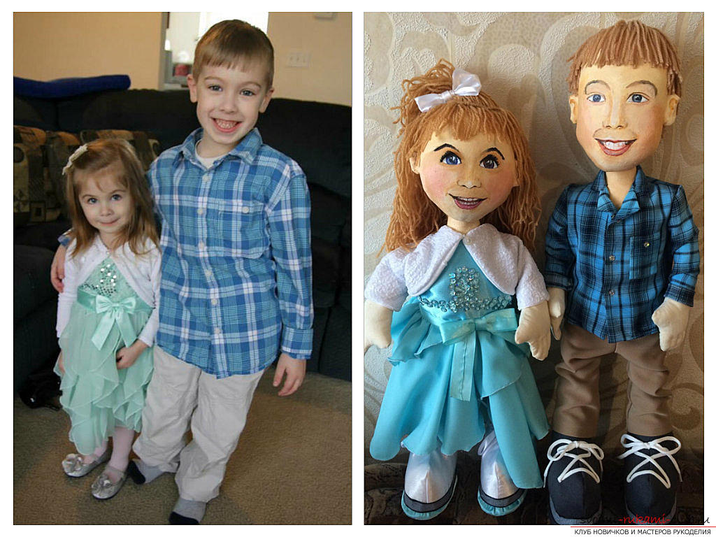 Текстильные куклы с портретным сходством. Фото №3