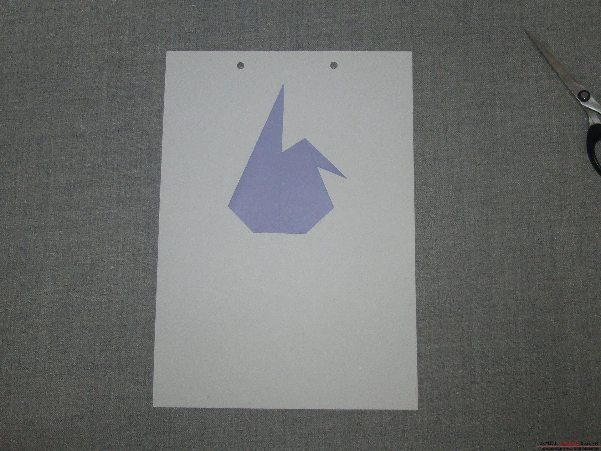 Этот подробный мастер-класс оригами из бумаги для детей 4 лет научит как сделать своими руками зайчика.. Фото №12