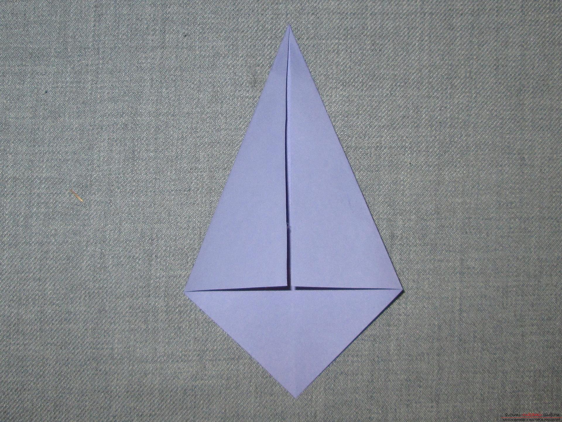 Этот подробный мастер-класс оригами из бумаги для детей 4 лет научит как сделать своими руками зайчика.. Фото №8