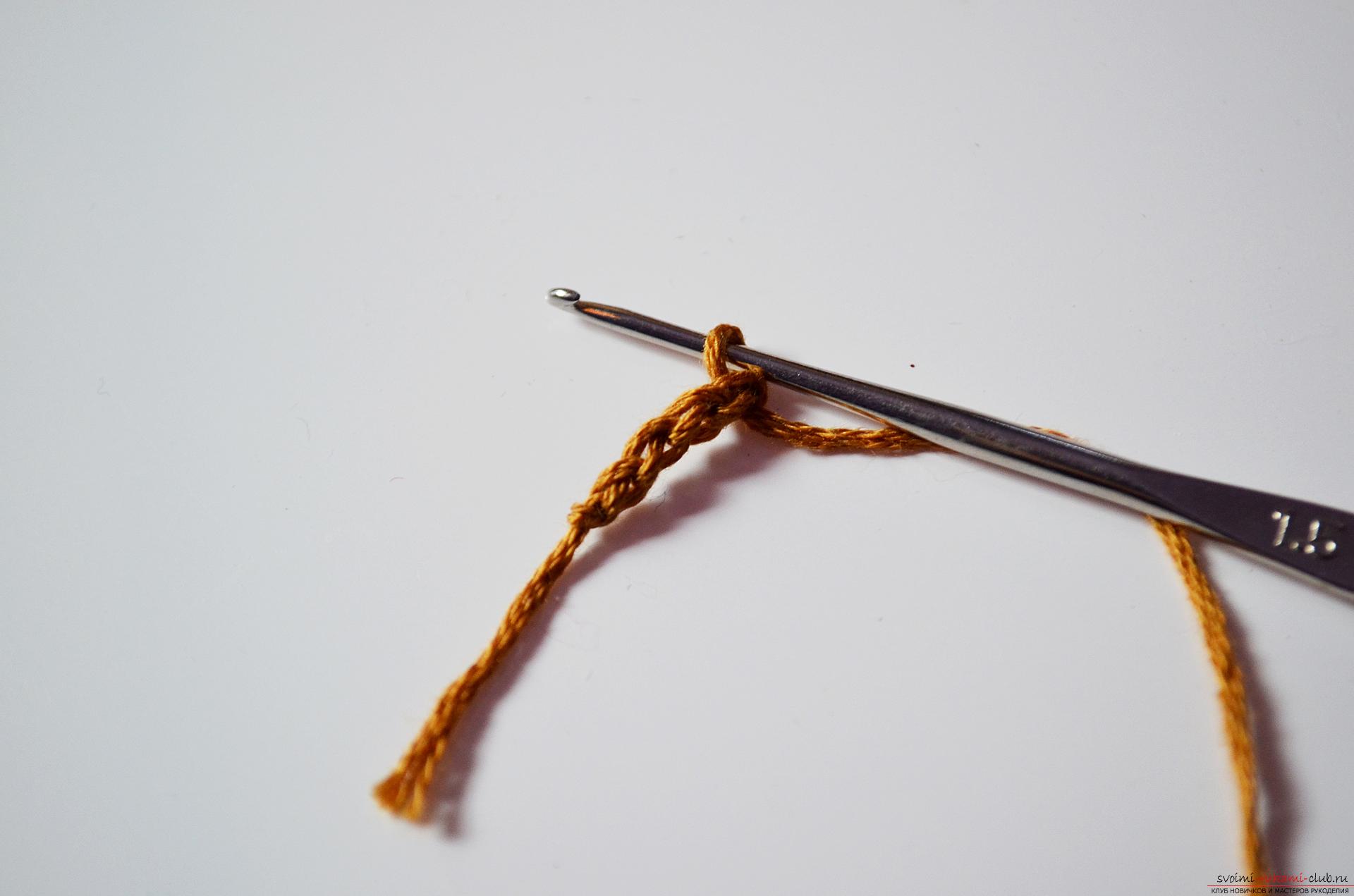 Фото к уроку вязания крючком заколки для волос 