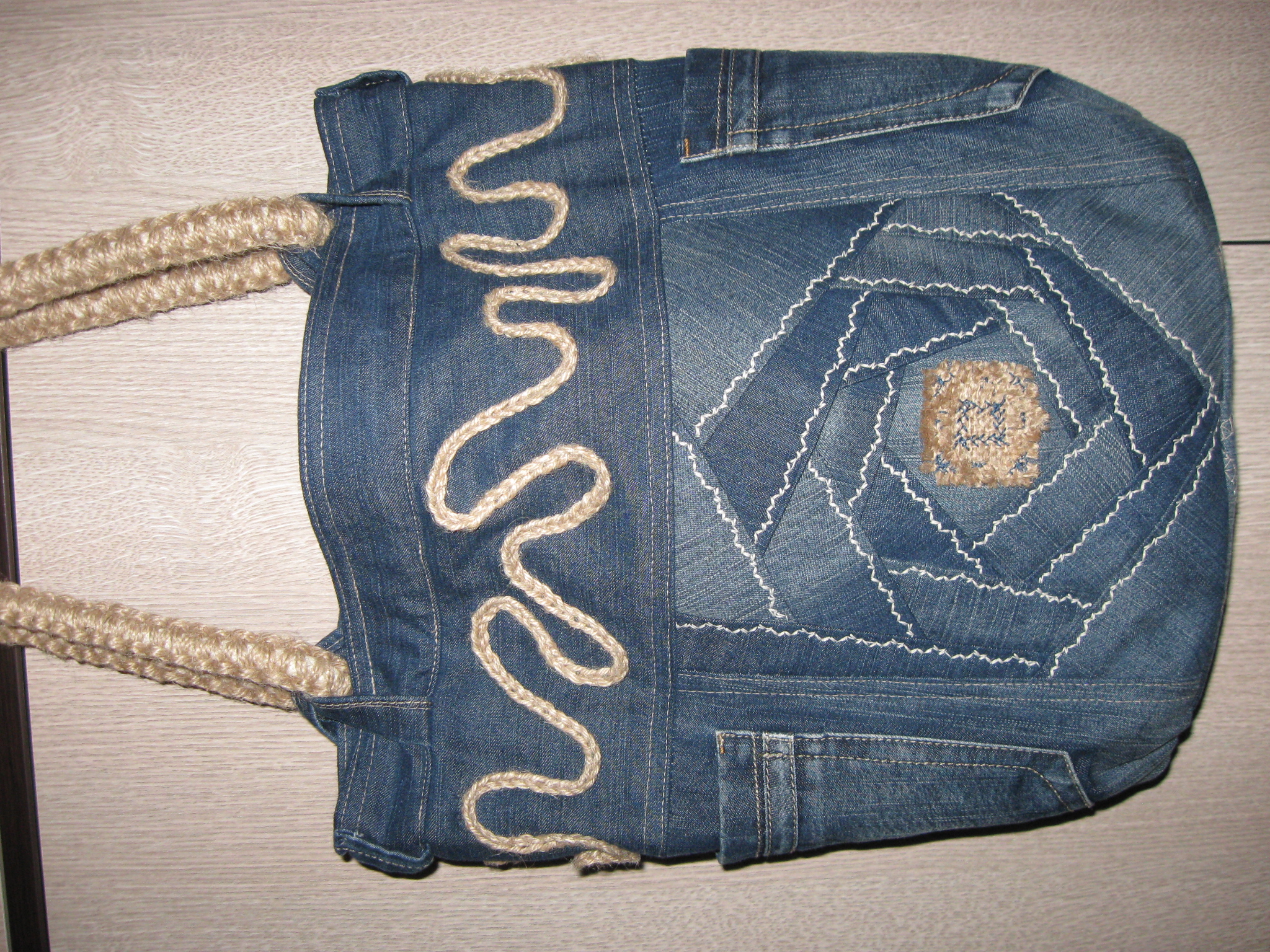Сумочка из джинсы. Фото №1